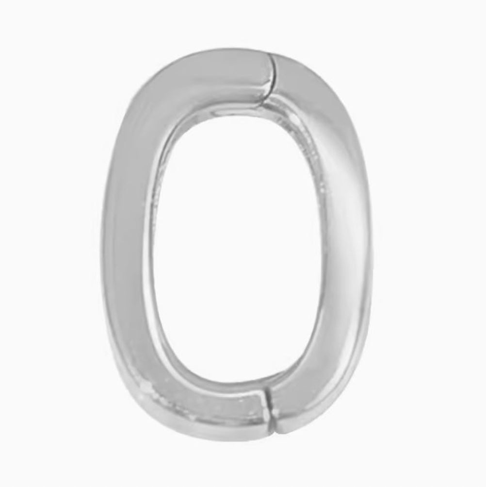 K18YG イエローゴールド WG クリッカー クラスプ オーバル チェーンパーツ 18K パーツ バチカン チェーンパーツ ペンダントパーツ 留め金具 チャーム 繋ぎ
