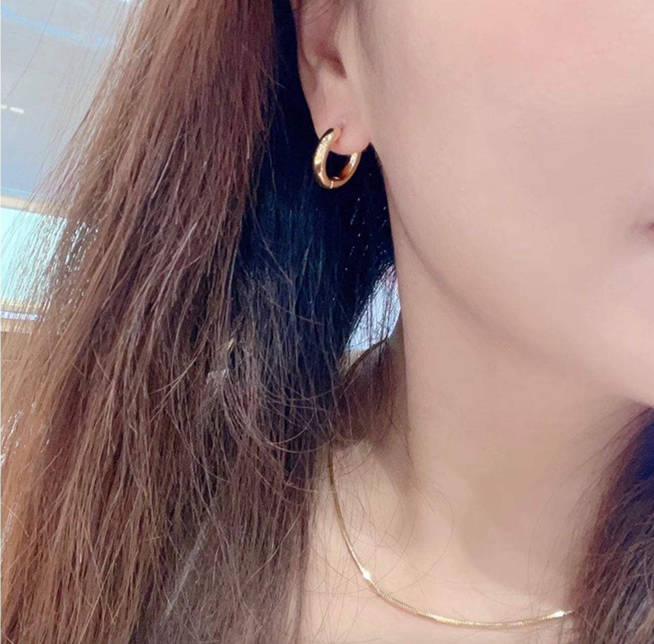 K18YG イエローゴールド 18K ピアス フープピアス リングピアス 2way イタリアンジュエリー 大ぶり ハート ハート型 ハートモチーフ 中空 チャーム