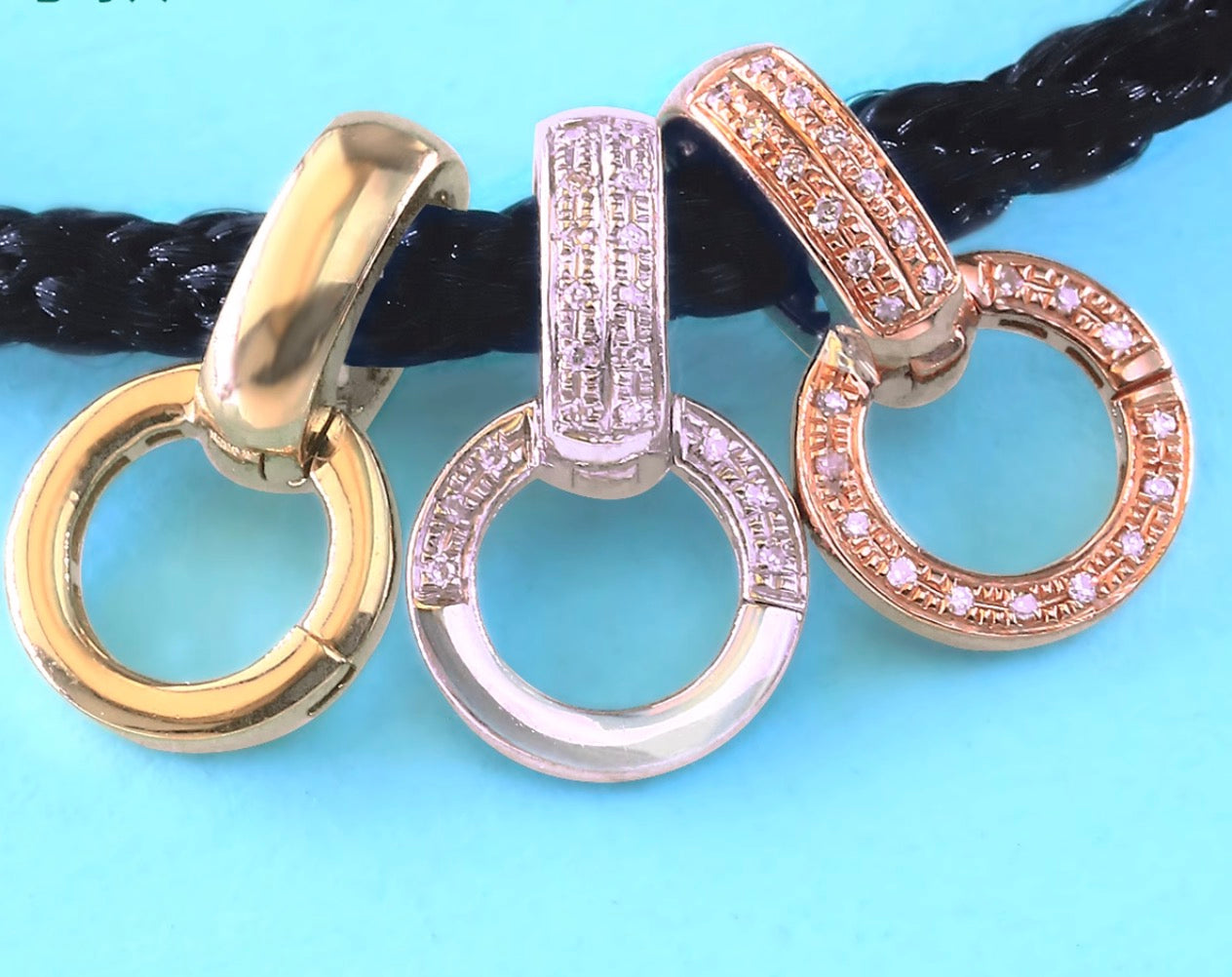 K18YG イエローゴールド PG / WG 18K バチカン 留め金具 留め具 ジュエリーパーツ チャーム 繋ぎ ネックレス パーツ アクセサリーパーツ マルチバチカン