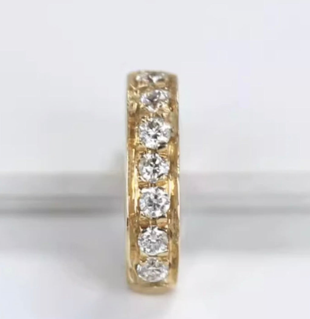 K18YG WG PG クリッカー バチカン パーツ ダイヤモンド チャーム留め ダイヤ 18K チェーンパーツ ペンダントパーツ ネックレスパーツ K18 YG クラスプ