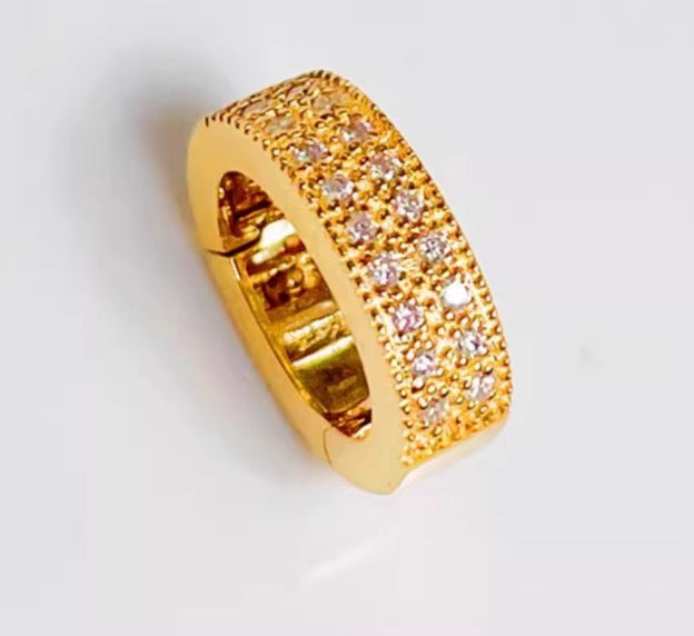 K18YG K18WG K18PG クリッカー オーバル ダイヤモンド バチカン ダイヤ 18K YG イエローゴールド WG 楕円形 ロック付き コネクター K18