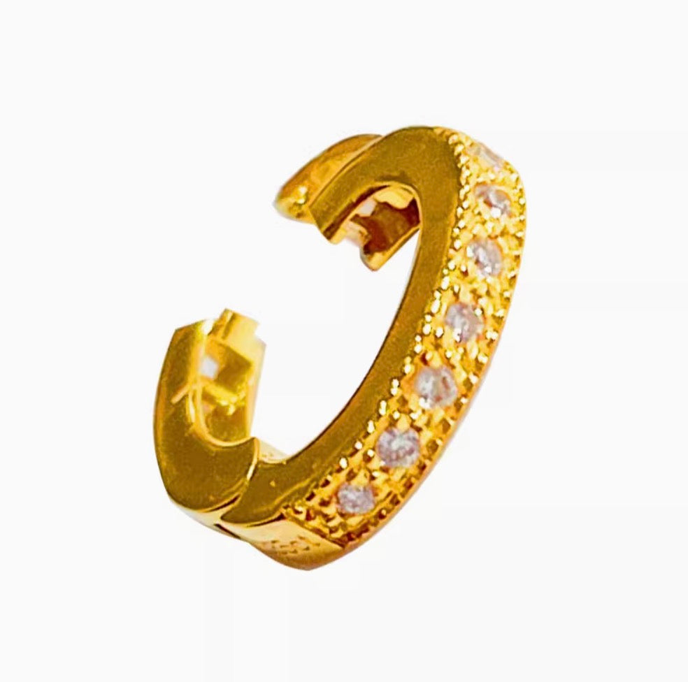 K18YG K18WG K18PG クリッカー オーバル ダイヤモンド バチカン ダイヤ 18K YG イエローゴールド WG 楕円形 ロック付き コネクター K18
