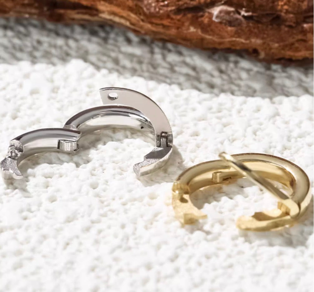 K18YG K18WG K18PG ロック付き バチカン 爪ロック 18K YG イエローゴールド ラウンド WG PG ネックレスパーツ チャーム 繋ぎ 丸 円形 安全ロック コネクター クリッカー