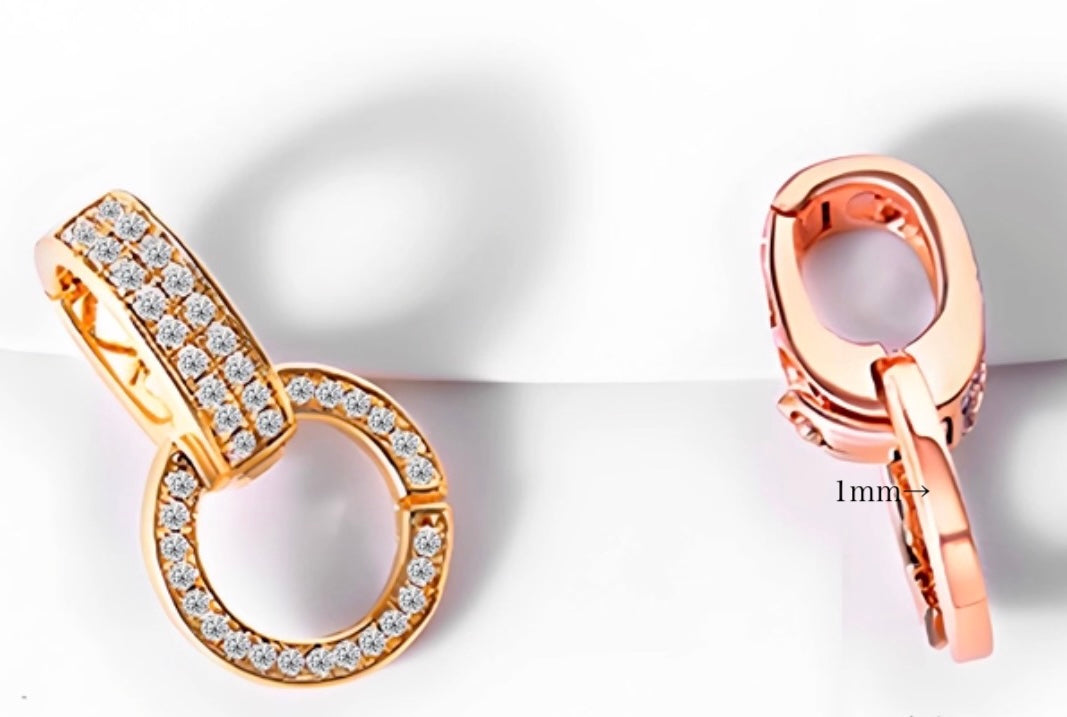 K18 YG/WG/PG ダイヤ ダイヤモンド バチカン ネックレスパーツ ペンダントパーツ 18K イエローゴールド ホワイトゴールド ピンクゴールド フルダイヤ マルチバチカン