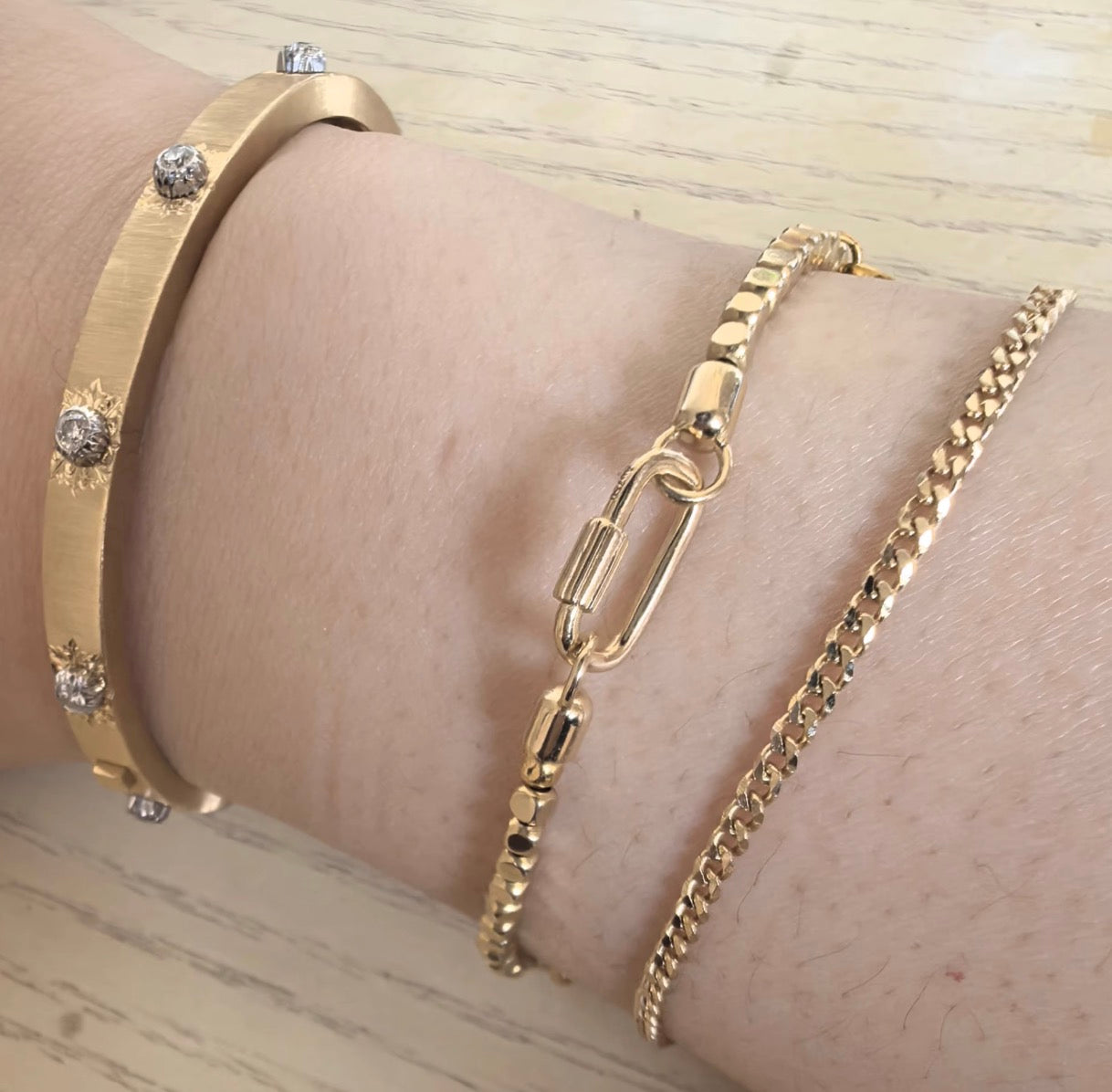 K18YG K18WG チャーム コネクタ コイル式 クラスプ 開口 コマ オーバル 18K YG イエローゴールド WG ホワイトゴールド パーツ 長方形