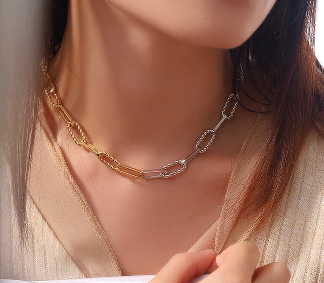 K18WG ホワイトゴールド 18K レオンチェーン ケーブルチェーン オーバルチェーン ツイスト ロープ ブレスレット チェーンブレスレット ブレス メンズ レディース ユニセックス 中空 太め WG YG 17cm~