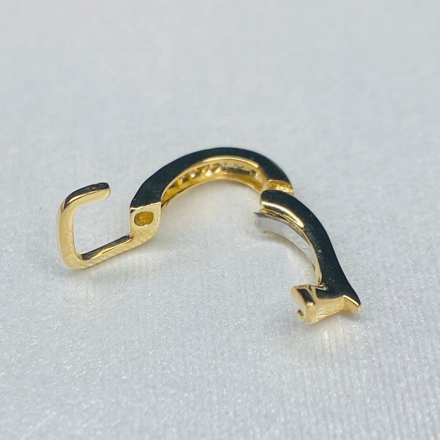 K18YG WG バチカン パーツ ダイヤモンド チャーム留め ダイヤ 18K チェーンパーツ ペンダントパーツ クラスプ ワンタッチ K18 YG マルチバチカン