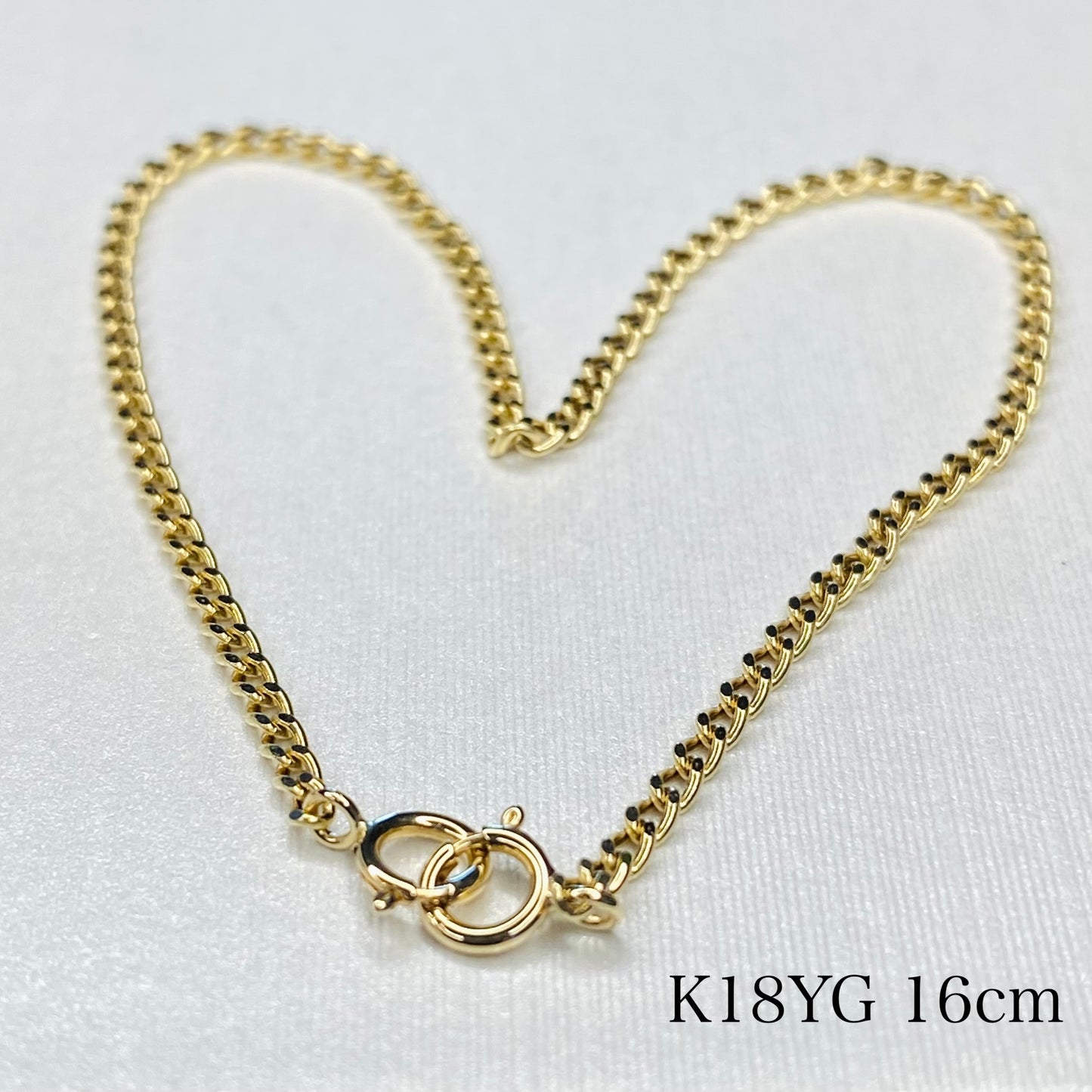 K18YG WG PG 引き輪 ひきわ ヒキワ チェーンパーツ 3cm/5cm/10cm/16cm/23cm アジャスター チェーン伸ばし パーツ チャーム ブレスレット 喜平 KIHEI 喜平チェーン 18K YG