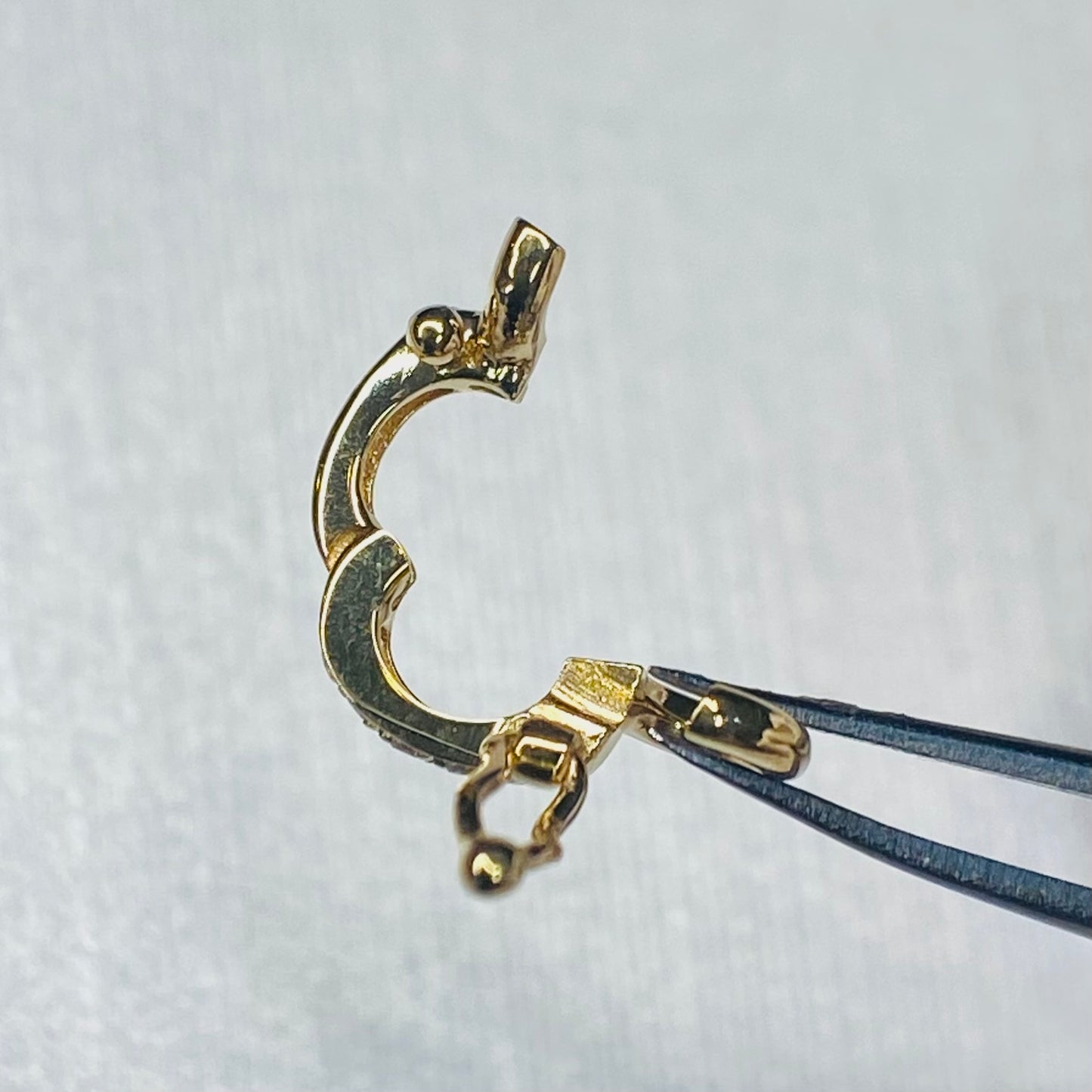 K18YG PG WG 18K バチカン ジュエリーパーツ ロック付き チャーム 鏡面/ダイヤモンド 18K マルチバチカン