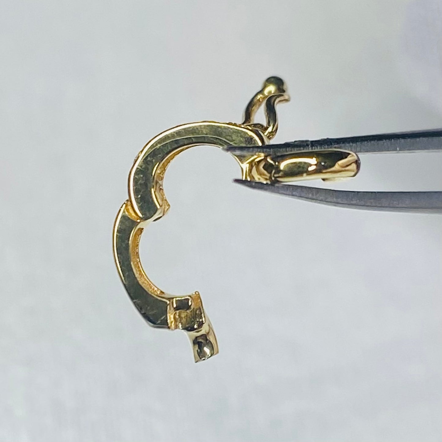 K18YG PG WG 18K バチカン ジュエリーパーツ ロック付き チャーム 鏡面/ダイヤモンド 18K マルチバチカン