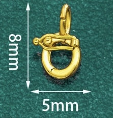 K18YG WG PG パーツ チャーム 18K バチカン 繋ぎ ロック付き ロック機能 YG 18金 ペンダントパーツ ネックレスパーツ イエローゴールド ホワイトゴールド ピンクゴールド マルチバチカン