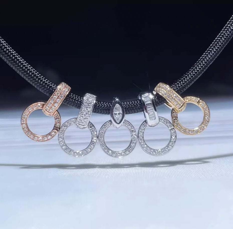 K18WG YG PG パーツ ネックレス バチカン ホースアイ ダイヤモンド ダイヤ チャーム 留め金具 18K ジュエリーパーツ ネックレスパーツ ペンダントパーツ マルチバチカン