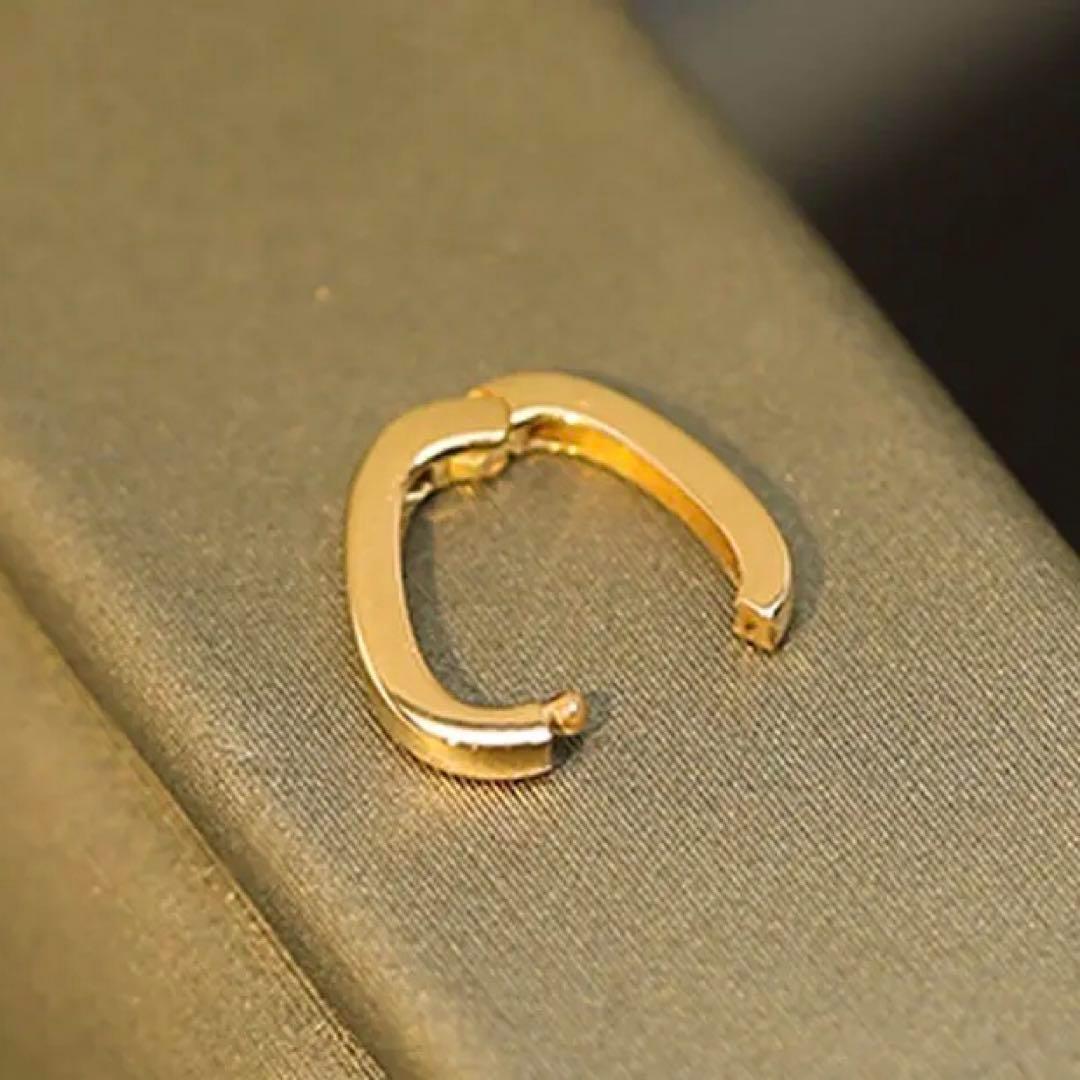 K18YG イエローゴールド WG クリッカー クラスプ オーバル チェーンパーツ 18K パーツ バチカン チェーンパーツ ペンダントパーツ 留め金具 チャーム 繋ぎ