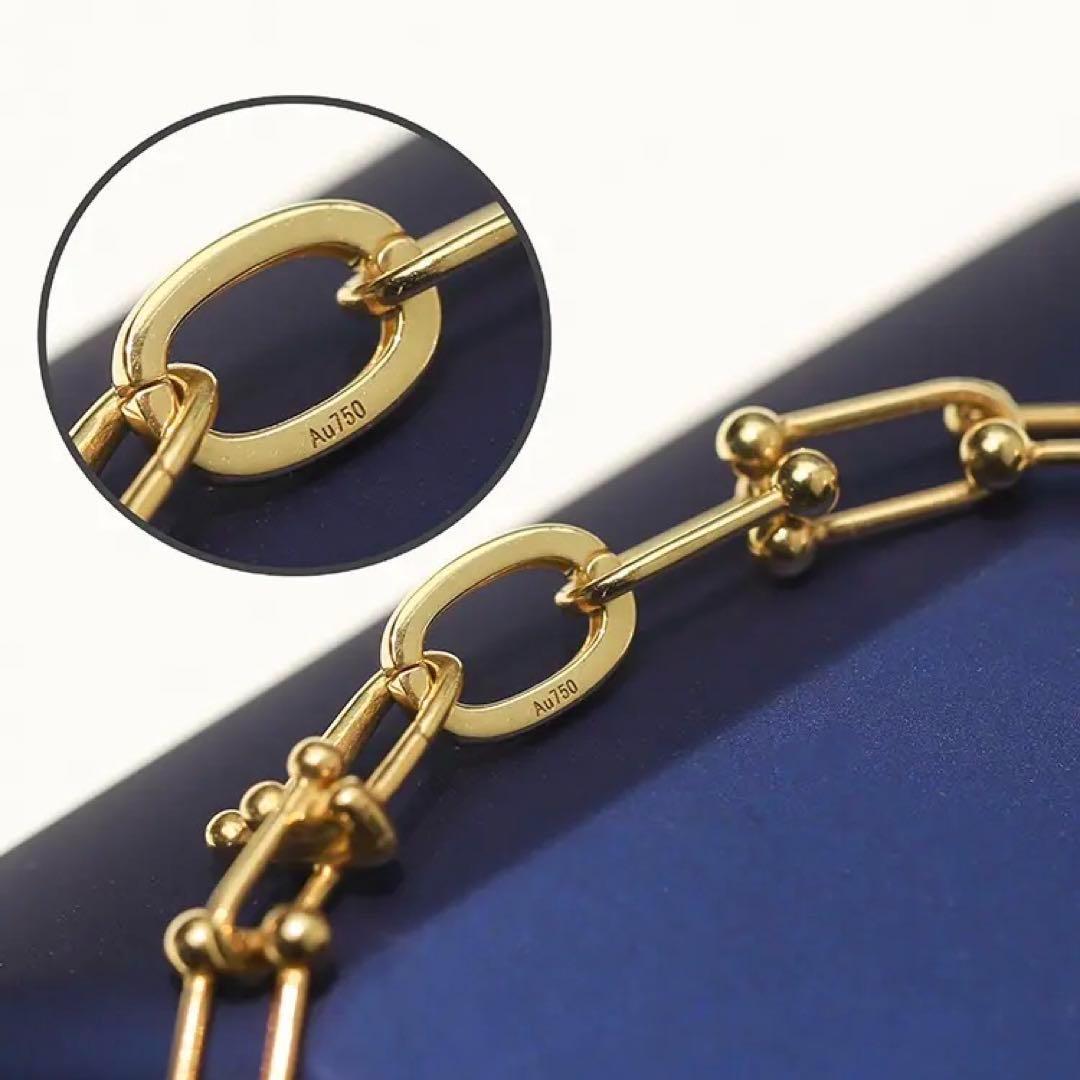 K18YG イエローゴールド WG クリッカー クラスプ オーバル チェーンパーツ 18K パーツ バチカン チェーンパーツ ペンダントパーツ 留め金具 チャーム 繋ぎ