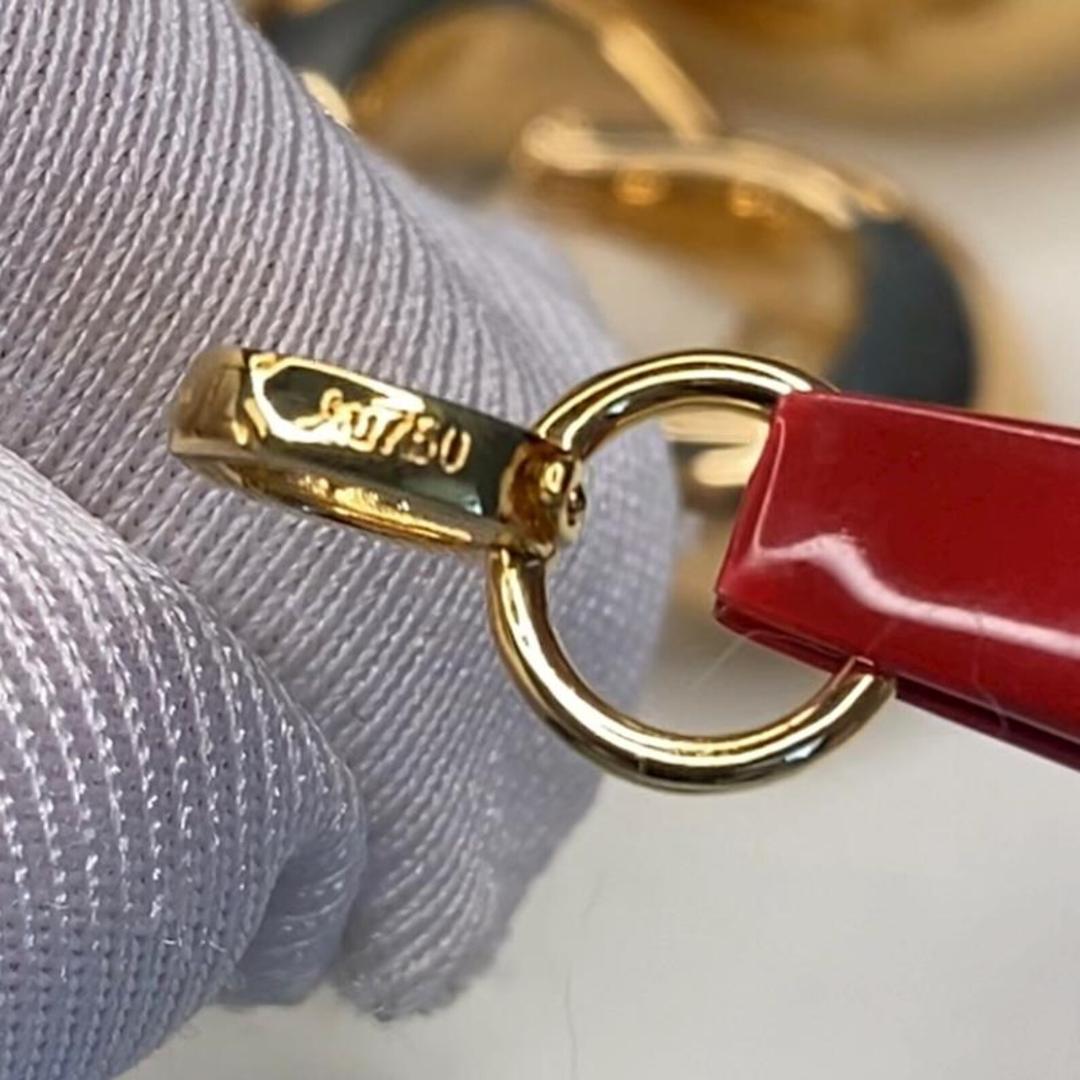 【大・ダイヤモンド】K18YG WG バチカン パーツ ロック付き ペンダントホルダー 18K マルチバチカン ダイヤ クラスプ K18 YG 大きめ
