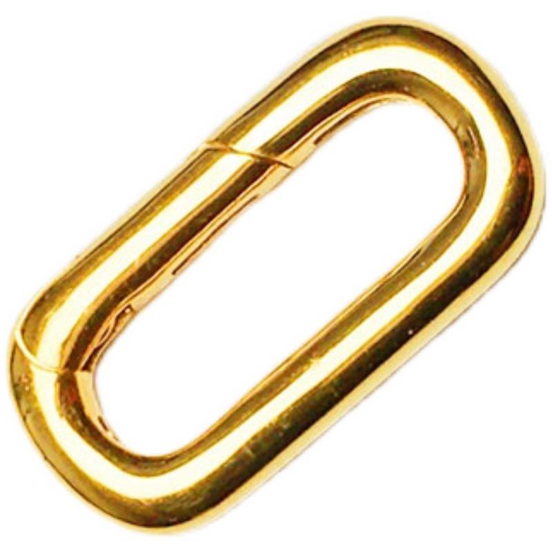 K18YG WG イエローゴールド オーバル スクエア パーツ クラスプ チャーム チェーンパーツ アジャスター コマ バチカン 18K 開口 YG 12mm