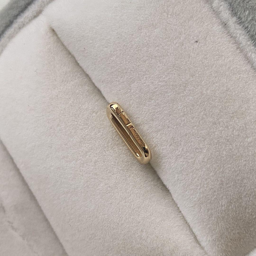 K18YG WG イエローゴールド オーバル スクエア パーツ クラスプ チャーム チェーンパーツ アジャスター コマ バチカン 18K 開口 YG 12mm