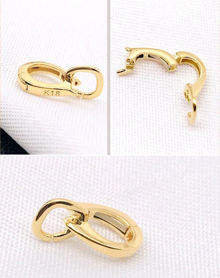 K18YG イエローゴールド PG / WG 18K バチカン ジュエリーパーツ アジャスター チャーム 繋ぎ ネックレス用 アクセサリーパーツ マルチバチカン