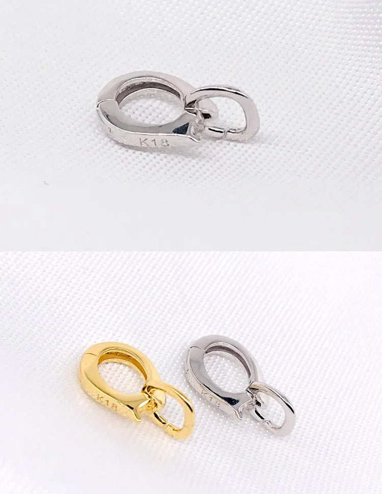 K18YG イエローゴールド PG / WG 18K バチカン ジュエリーパーツ アジャスター チャーム 繋ぎ ネックレス用 アクセサリーパーツ マルチバチカン