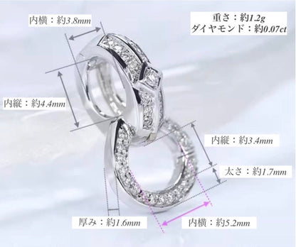 K18YG WG PG バチカン パーツ ダイヤモンド チャーム留め ダイヤ 18K チェーンパーツ ペンダントパーツ ネックレスパーツ ロック付き K18 YG クラスプ マルチバチカン