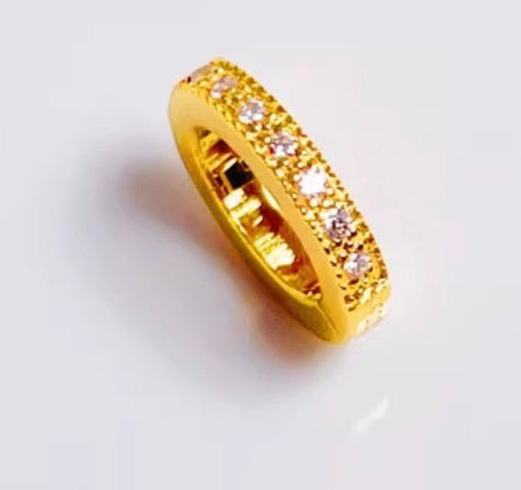 K18YG K18WG K18PG クリッカー オーバル ダイヤモンド バチカン ダイヤ 18K YG イエローゴールド WG 楕円形 ロック付き コネクター K18