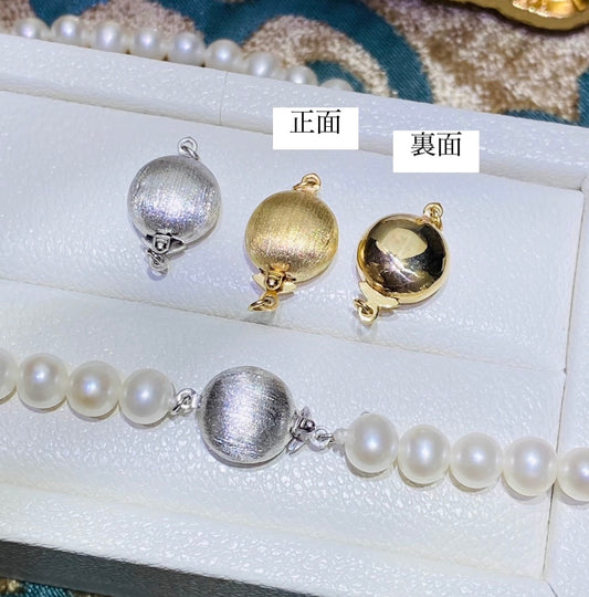 K14YG K14WG ヘアライン加工 中留め 留め金具 やすり加工 DIY YG イエローゴールド WG ホワイトゴールド コネクター K14 コネクター 繋ぎ