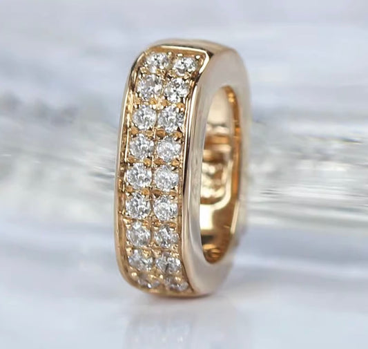 K18YG WG PG クリッカー バチカン パーツ ダイヤモンド チャーム留め ダイヤ 18K チェーンパーツ ペンダントパーツ ネックレスパーツ K18 YG クラスプ