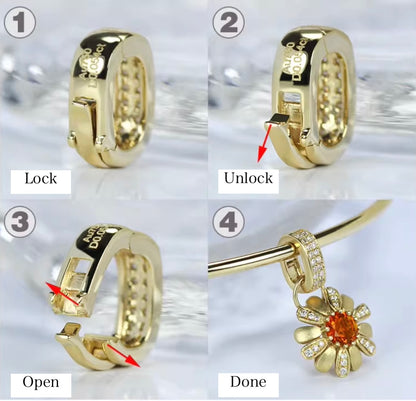 K18YG WG PG クリッカー バチカン パーツ ダイヤモンド チャーム留め ダイヤ 18K チェーンパーツ ペンダントパーツ ネックレスパーツ K18 YG クラスプ