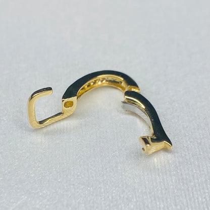 K18YG WG バチカン パーツ ダイヤモンド チャーム留め ダイヤ 18K チェーンパーツ ペンダントパーツ クラスプ ワンタッチ K18 YG マルチバチカン