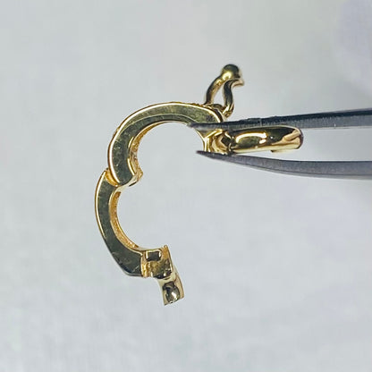 K18YG PG WG 18K バチカン ジュエリーパーツ ロック付き チャーム 鏡面/ダイヤモンド 18K マルチバチカン