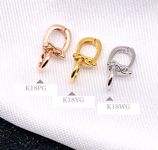 K18PG YG WG バチカン ジュエリーパーツ 18金 チャーム 繋ぎ ネックレスパーツ ペンダントパーツ アクセサリーパーツ チェーンパーツ 18K