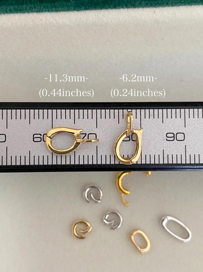 K18YG WG バチカン パーツ ダイヤモンド チャーム留め ダイヤ 18K チェーンパーツ ペンダントパーツ クラスプ ワンタッチ K18 YG マルチバチカン