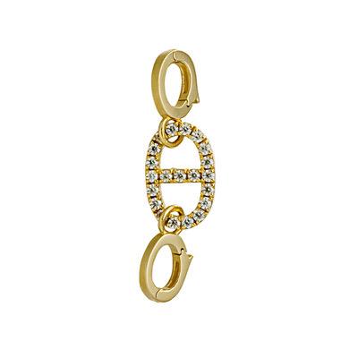 K18YG イエローゴールド 18K バチカン ジュエリーパーツ アクセサリ 繋ぎ アクセサリ パーツ ヒキワ カニカン 中留め バックル 豚鼻
